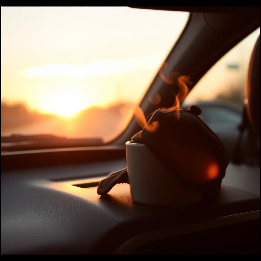Community member at sunrise